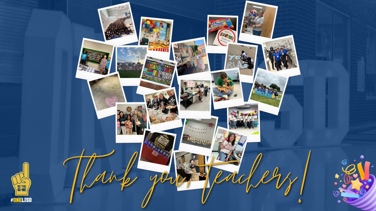 From treats to chalk notes, coffees to canine cuddles, breakfasts to bucket hats and so much more, LISD schools have spent the week showing our amazing teachers how important they are to our community. From all of us in Lewisville ISD, 𝗧𝗛𝗔𝗡𝗞 𝗬𝗢𝗨 for all that you do 💙💛