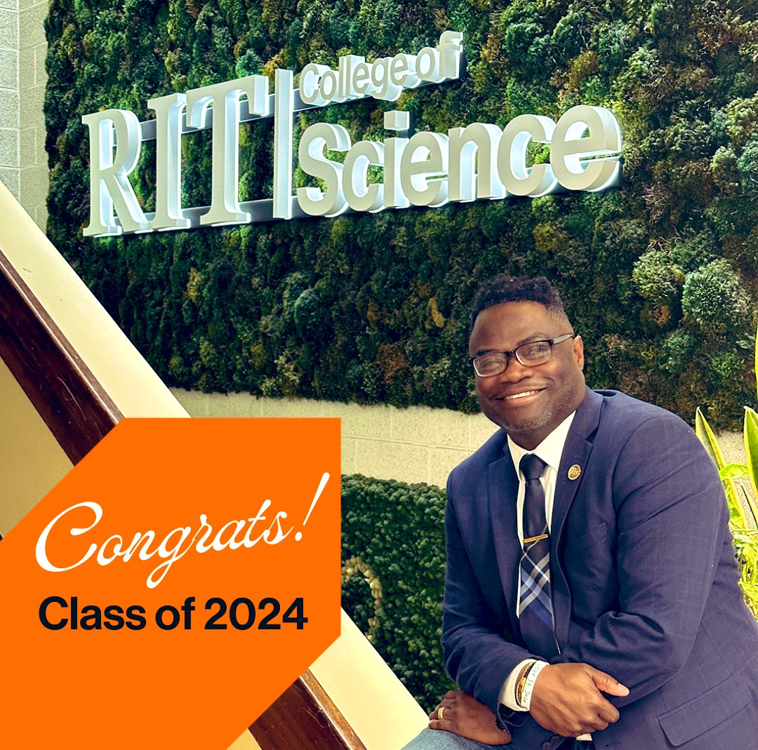 HudsonLabRIT's tweet photo. Congratulations to all the 2024 @RITscience graduates! Your hard work, dedication, and curiosity have brought you to this milestone. I wish you all the best as you embark on the next chapter of your journey! Go to Grow! Go Tigers #ScienceGraduates #ClassOf2024 https://t.co/xZGDFQMvcM