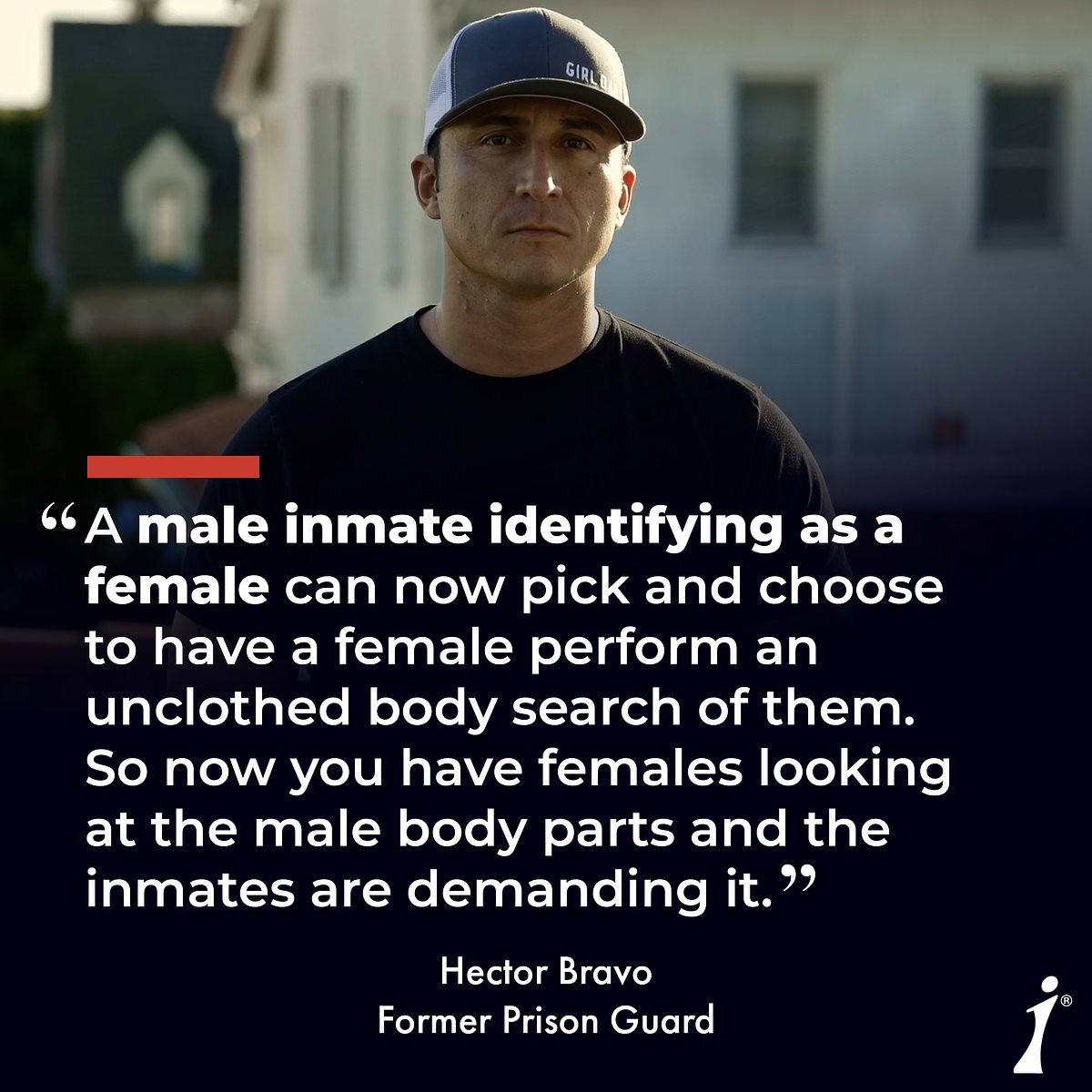 Did you know female correctional officers are now being forced to strip search MALE inmates who identify as women⁉️ Former prison guard Hector Bravo shares the shocking fallout of ‘trans’ policies that few—if any—are willing to address. Watch the story: iwf.org/cruelandunusua…