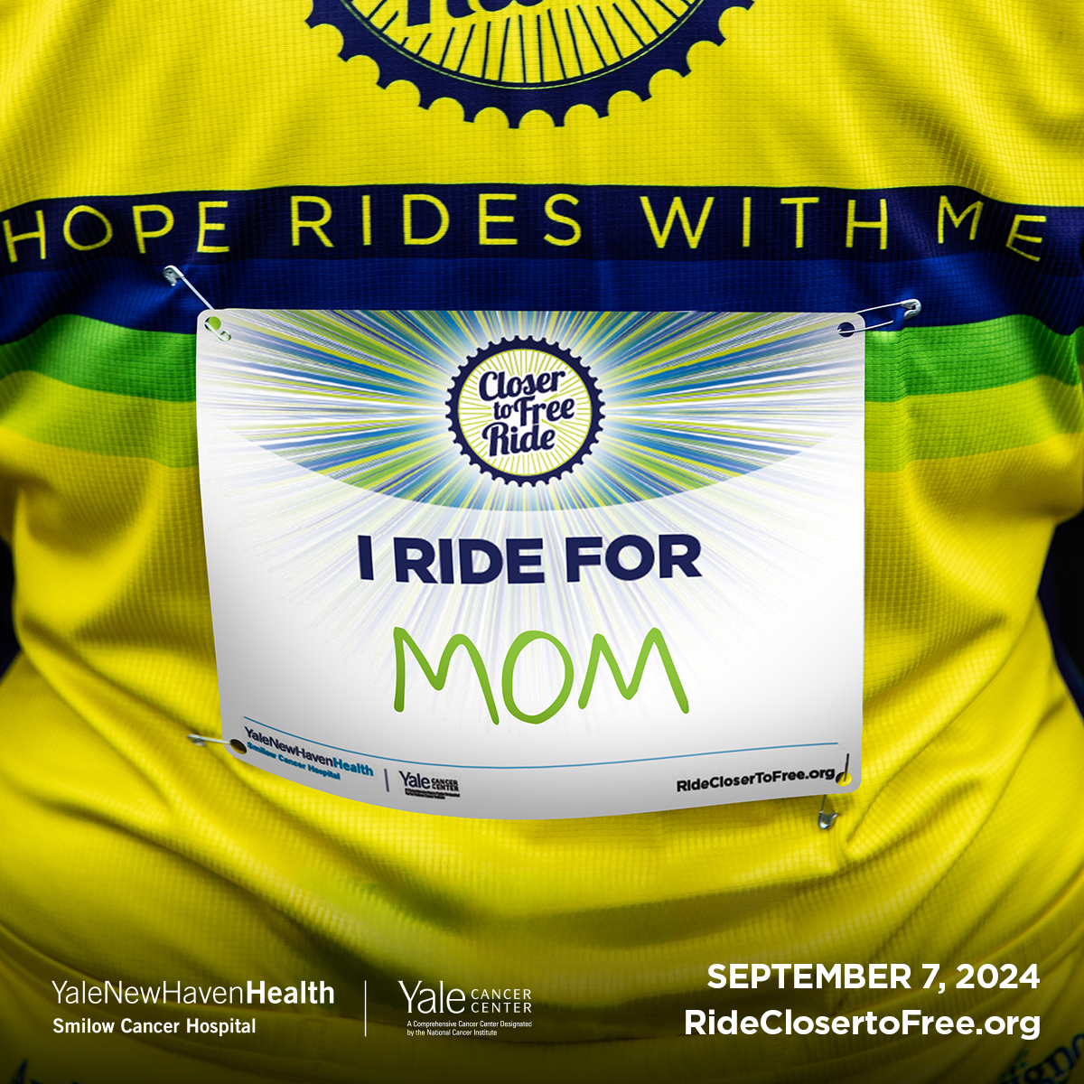 This weekend, we will not only be thinking about all of the phenomenal moms in the Closer to Free community, but also their families, friends, and everyone who rides to celebrate or remember a mom in their life. 💙 💚 💛  #MothersDay #CTFRide #HopeRidesWithUs