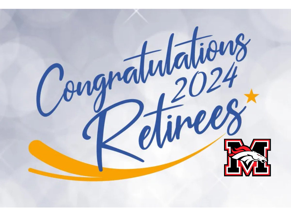 🎉🌟 Congratulations to our 2024 retirees! Today, we celebrate your incredible contributions and the indelible marks you’ve left on Mustang Public Schools. 🍎✨ Thank you for your years of service. You will always be a part of our Mustang family! 🐎❤ #HappyRetirement #Legacy