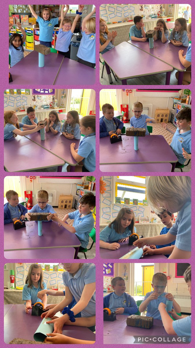 Engineering challenge 1 you have a piece of card, sellotape and a brick. Is the card strong enough to hold a brick? 🧱