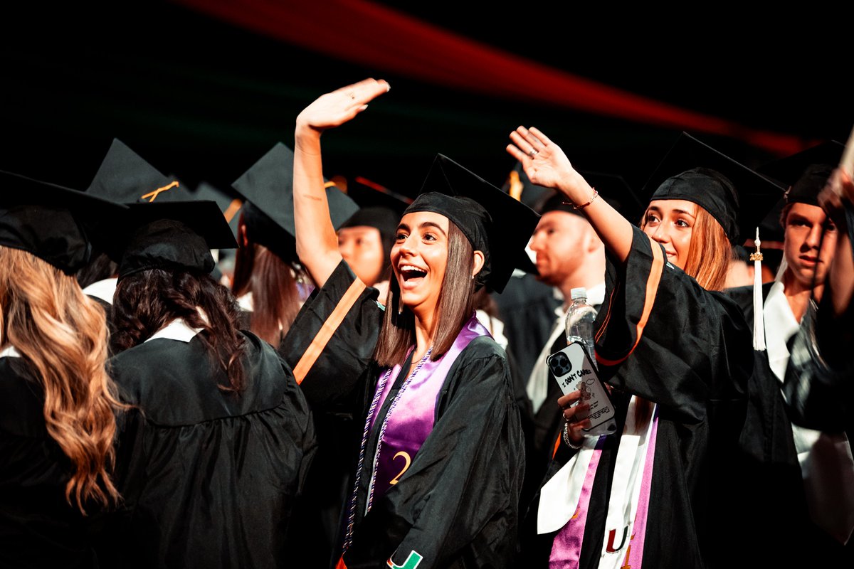 They did it!!! Tag a ‘Cane graduating today to congratulate them! 🙌🎓 #canegrad #classof2024 #umiami