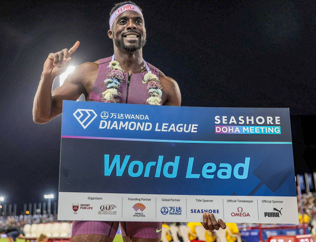 Kenny Bednarek's 🇺🇸 previous Personal Best (PB) of 19.68s was set at the last Olympics in Tokyo 2020 - the same year he ran sub-20s an astonishing 11 times (legally)! He has bettered that mark only in his second race in 2024! He'll reach insane heights this year.