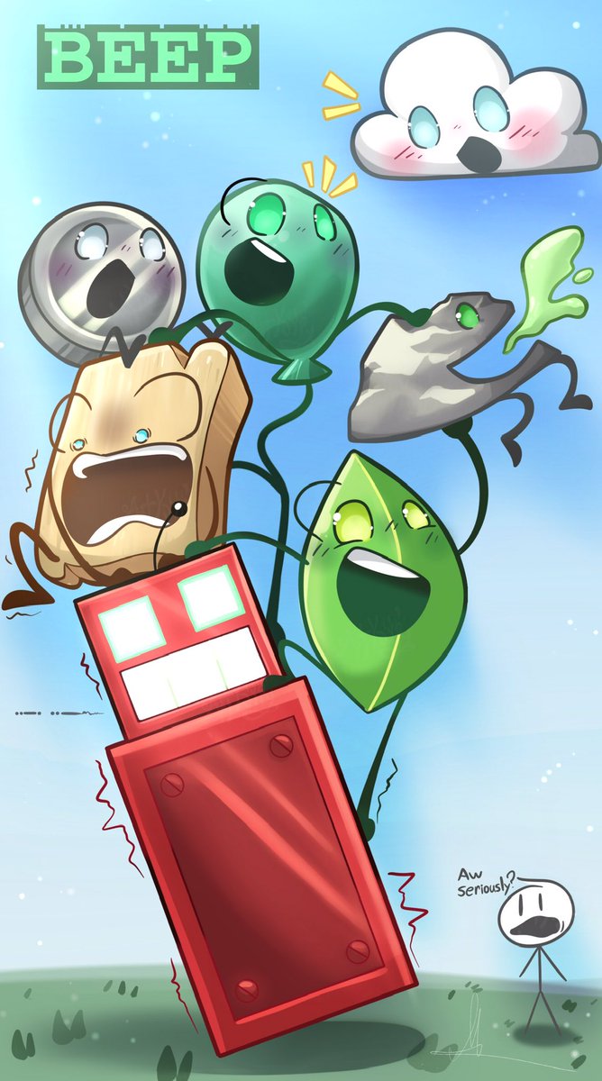 “Beep // bfb”

Chaos is about to happen XD
#bfb #bfbbeep #fanart