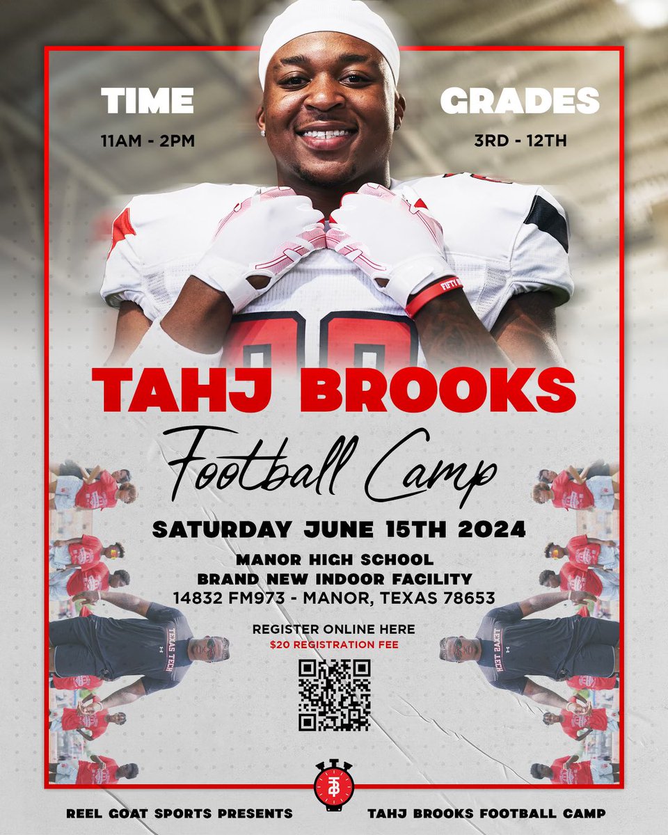 I am happy to announce that I will be having my 2nd annual camp. Below is the link to sign up and will be in my bio as well 🔥 register.ryzer.com/camp.cfm?ID=27…