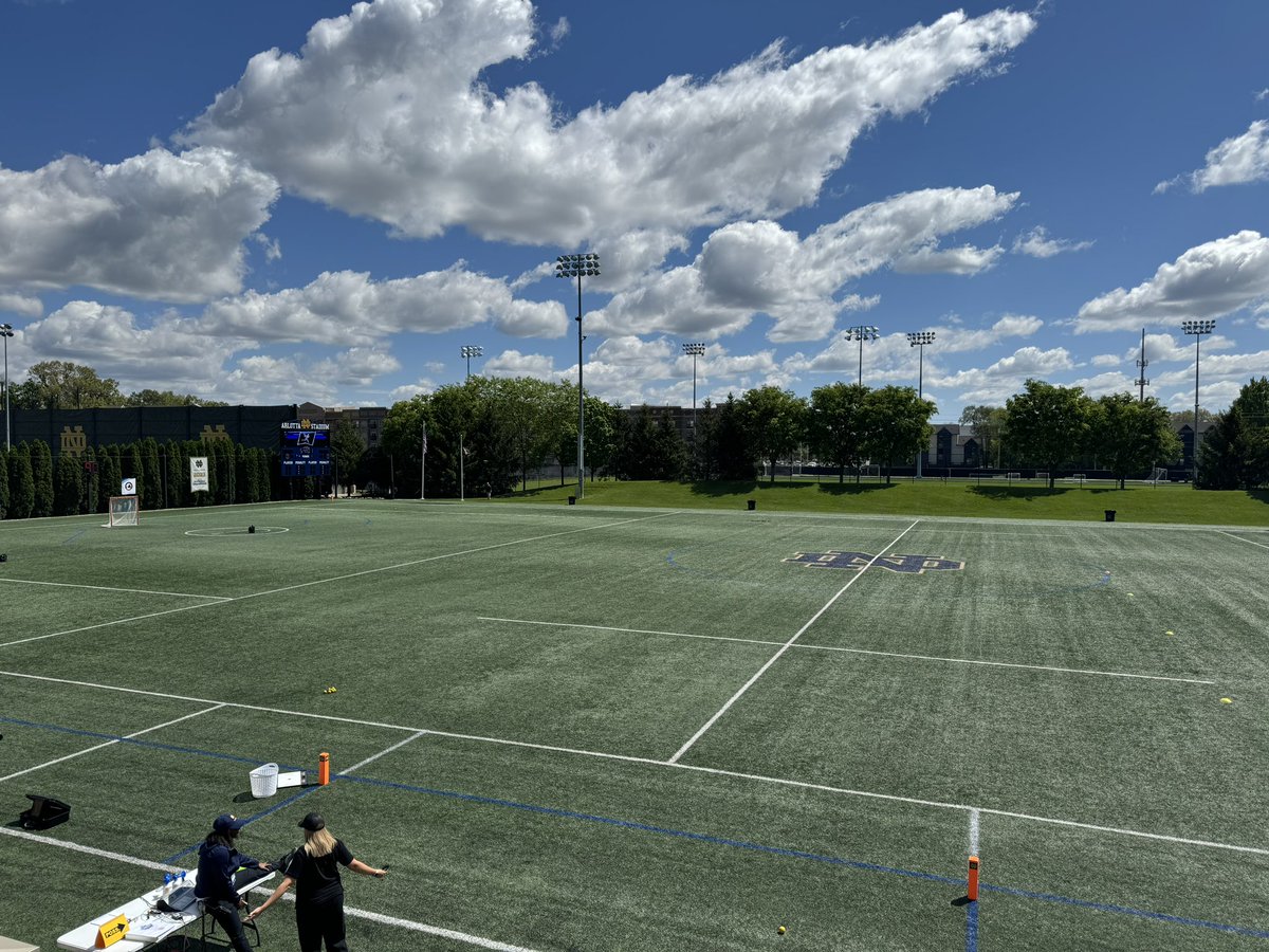 Beautiful day at Arlotta for some NCAA tournament action! 

<a href="/CoastalWLax/">Coastal Lacrosse</a> takes on #7 Seed <a href="/NDWomensLax/">Notre Dame Women’s Lacrosse</a> at 1 ET

Pumped to be on the call with John French and <a href="/eddie_scheidler/">Eddie Scheidler</a>!