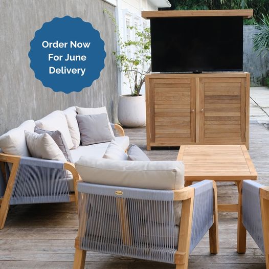 Hidden TV Lift Cabinet, Made for the Outdoors -- Pre-order today and get a FREE Outdoor Cover with purchase! ($100 value) Weatherproof Touchstone -- TechTeak® Outdoor TV Lift Cabinets Easily upgrade your patio or pergola with the plug and play TechTeak® outdoor TV lift cabinet