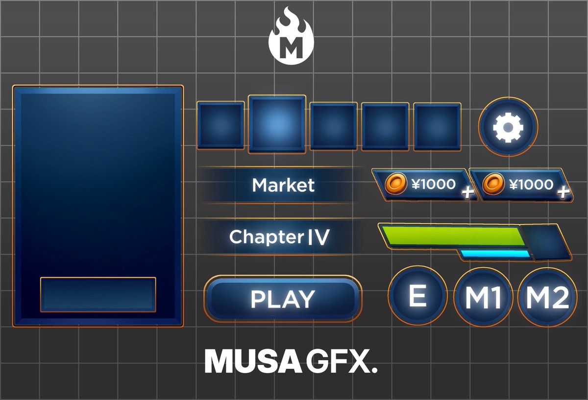 MusaCommissions's tweet image. UI commission

DM cokesmeller on Discord or Twitter/X to hire.

Portfolio: musar.carrd.co/#

#Logo #LogoDesign #ROBLOX #RobloxDev #robloxart #RobloxGFX #ART #GFX #GraphicDesign #Graphics #UI #uidesign