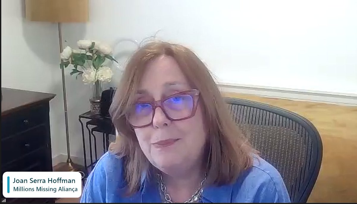 The formidable Joan talking about the 1st #MECFS international research conference in Portugal #MECFS #WorldMEDay #MyalgicEncephalomyelitis #LongCovid @actionforme #GlobalVoiceforME