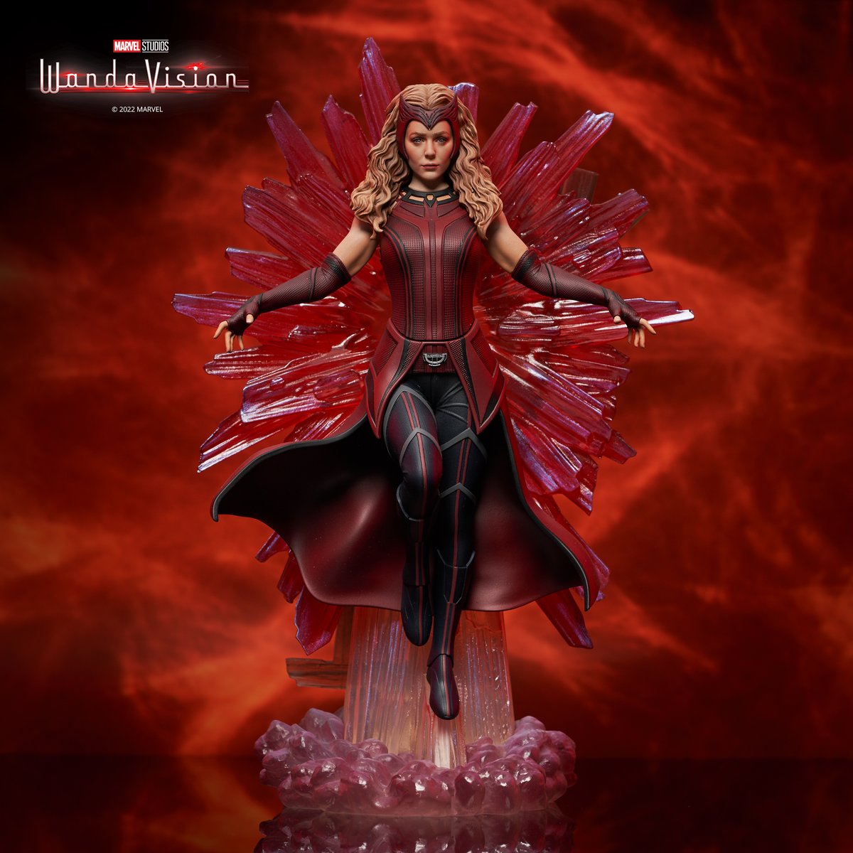 Her maternal touch is as innate as her unsurpassed control of mystic energy! The Marvel Studios' WandaVision Scarlet Witch Gallery Diorama is the perfect addition to any Marvel collection this #MothersDay! bit.ly/WandaVision_Ga… Shop Mother's Day Gifts -