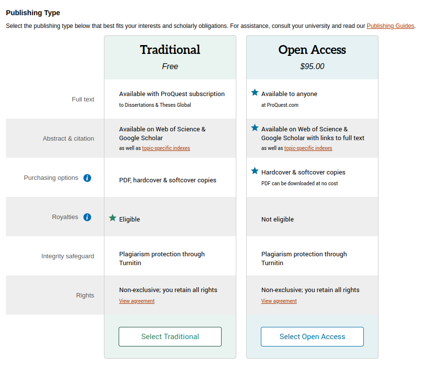 sdtoyer's tweet photo. My university requires you to file your PhD thesis through a 3rd party (@ProQuest) that charges $95 if you want to let people outside wealthy first-world universities read it. $95 to host a PDF is a rort, and sadly this will keep happening unless universities fight back. https://t.co/TiveTnllgs