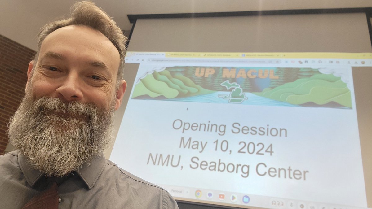 Having a wonderful day keynoting, presenting & learning in Marquette MI for #UPMACUL24 💥 Macgyver Google bit.ly/macgyvergoogle 🧔 Hipster Google bit.ly/curts-hipster 🦾 The Bionic Educator bit.ly/curts-ai 😈 Managing AI Concerns bit.ly/curts-aimisuse @MACUL