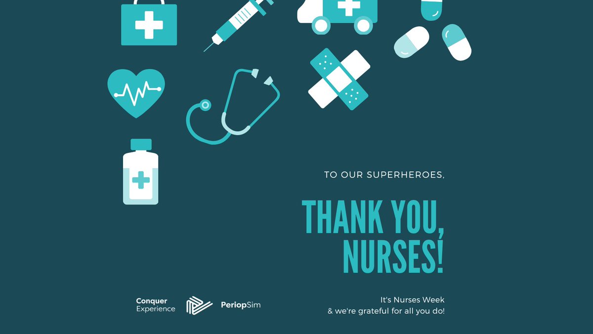 Happy Nurses week to all the Nurses out there!  Thank you for the care you put into your job day after day.  We truly appreciate it.  

#NursesWeek2024 #NursesWeek #VR #simulation #nurses #nursing #digitalhealth  #or #ornurses #surgicaltechnology #perioperative #surgery #orlife