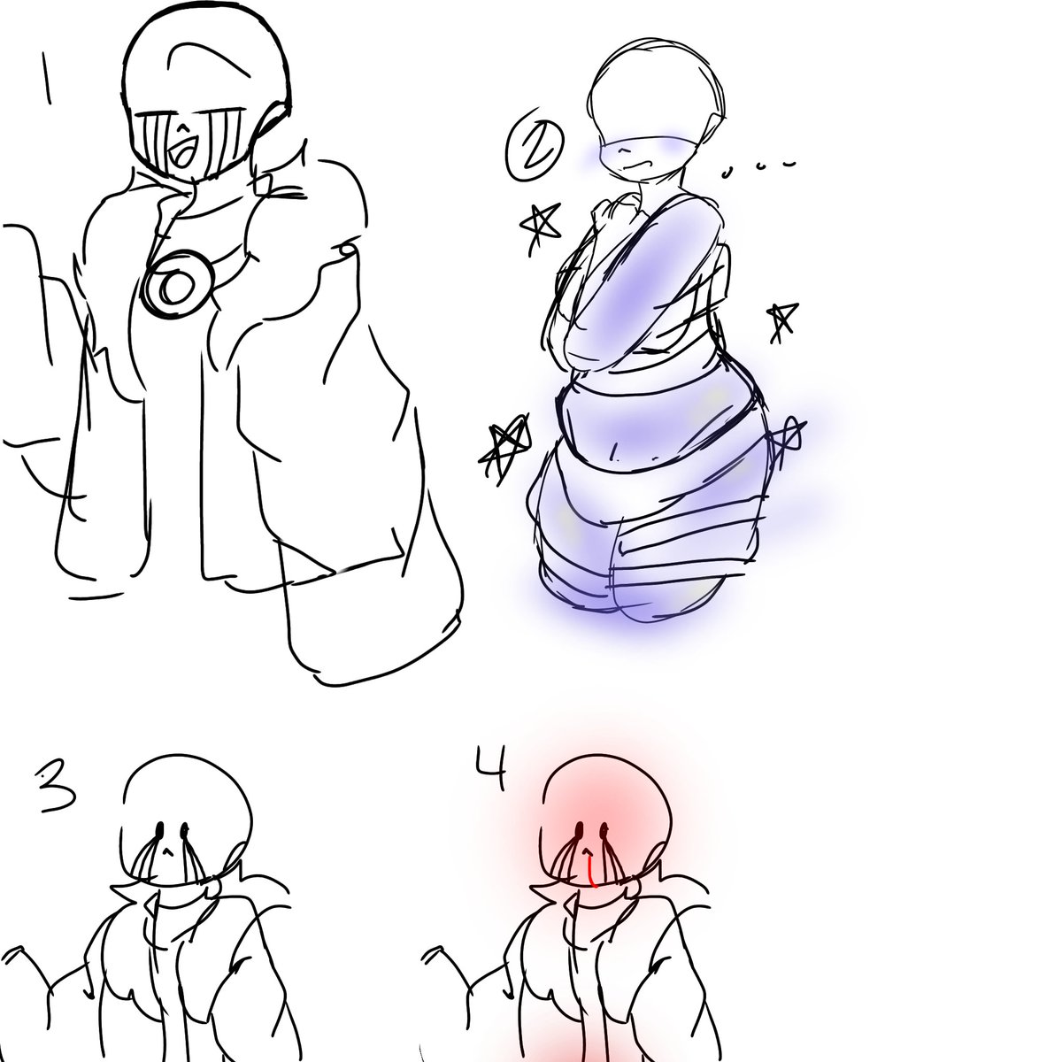 Inky_L3af's tweet image. Birthday present 🎁 
#Killersans #Outersans #Outerkiller #sanscest