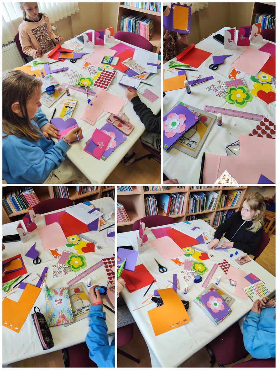 uzavasbib's tweet image. Gatavojam apsveikumus māmiņām un vecmāmiņām🌷

#nodarbība #apsveikums #maijs #māmiņdiena #uzavasbibliotēka