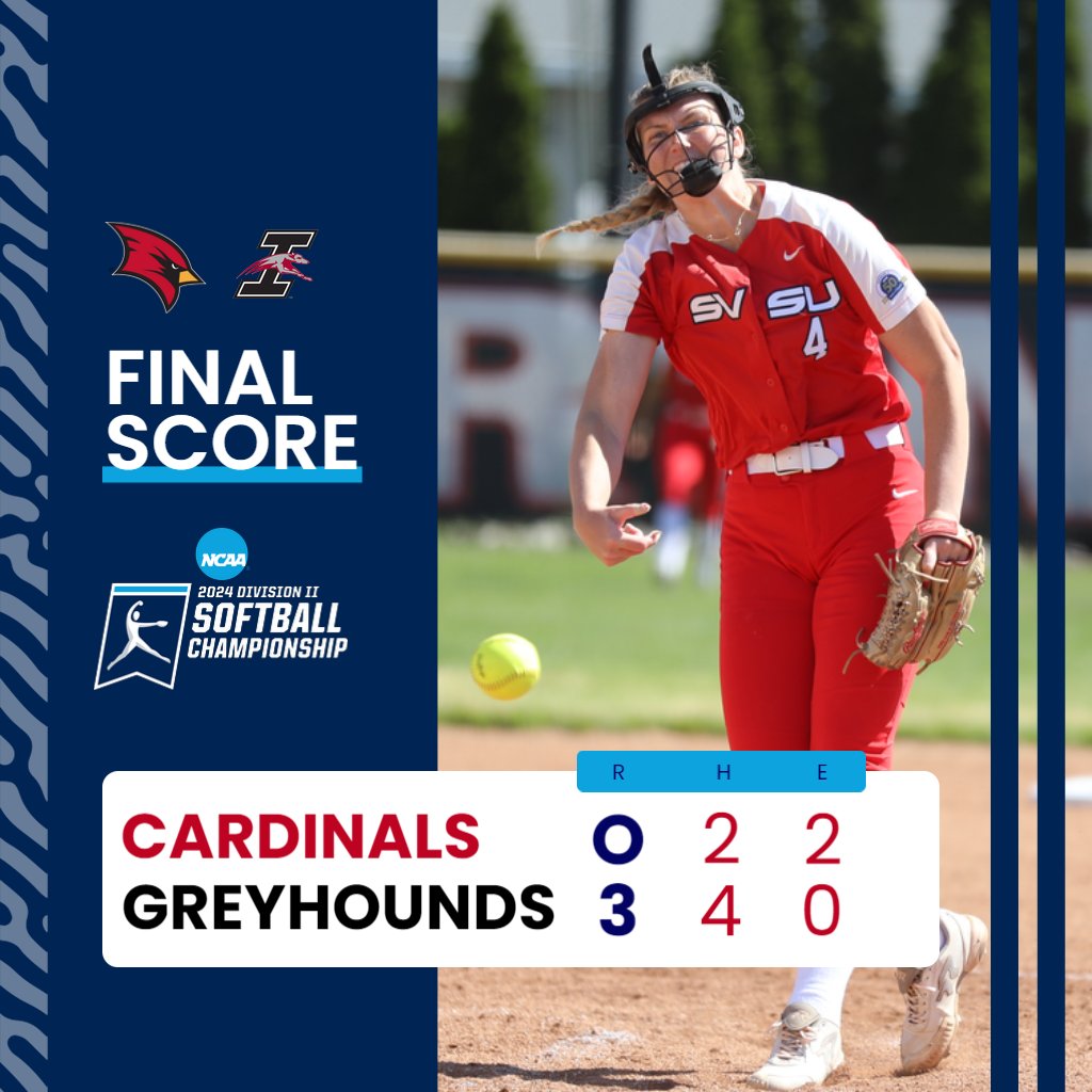 🚨FINAL SCORE🚨 @SVSU_Softball will play the winner of game two between Missouri S&T and Lewis today at 4 PM in an elimination game. #BeaksUp
