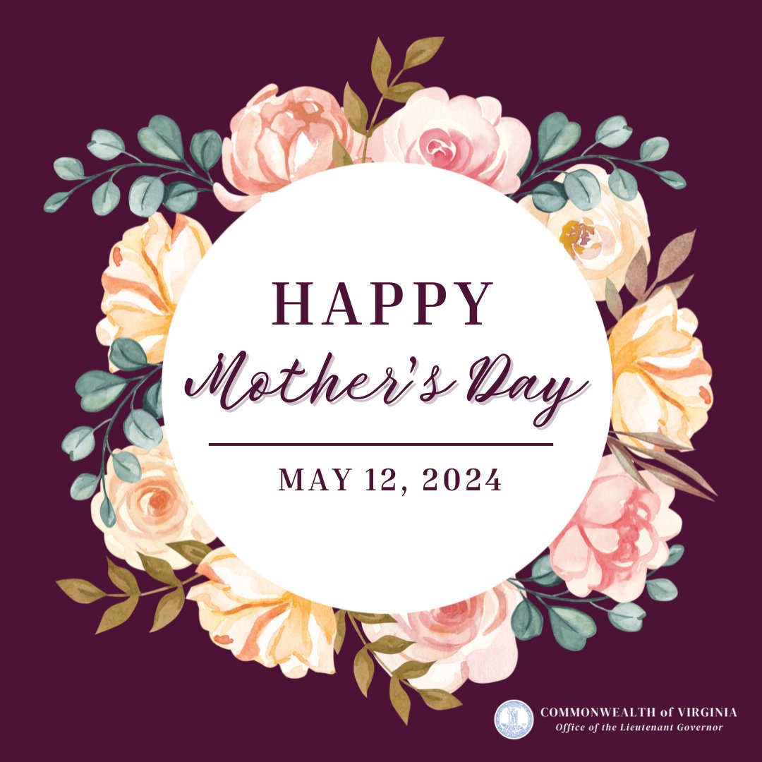 Happy Mother’s Day to all mothers across the Commonwealth!