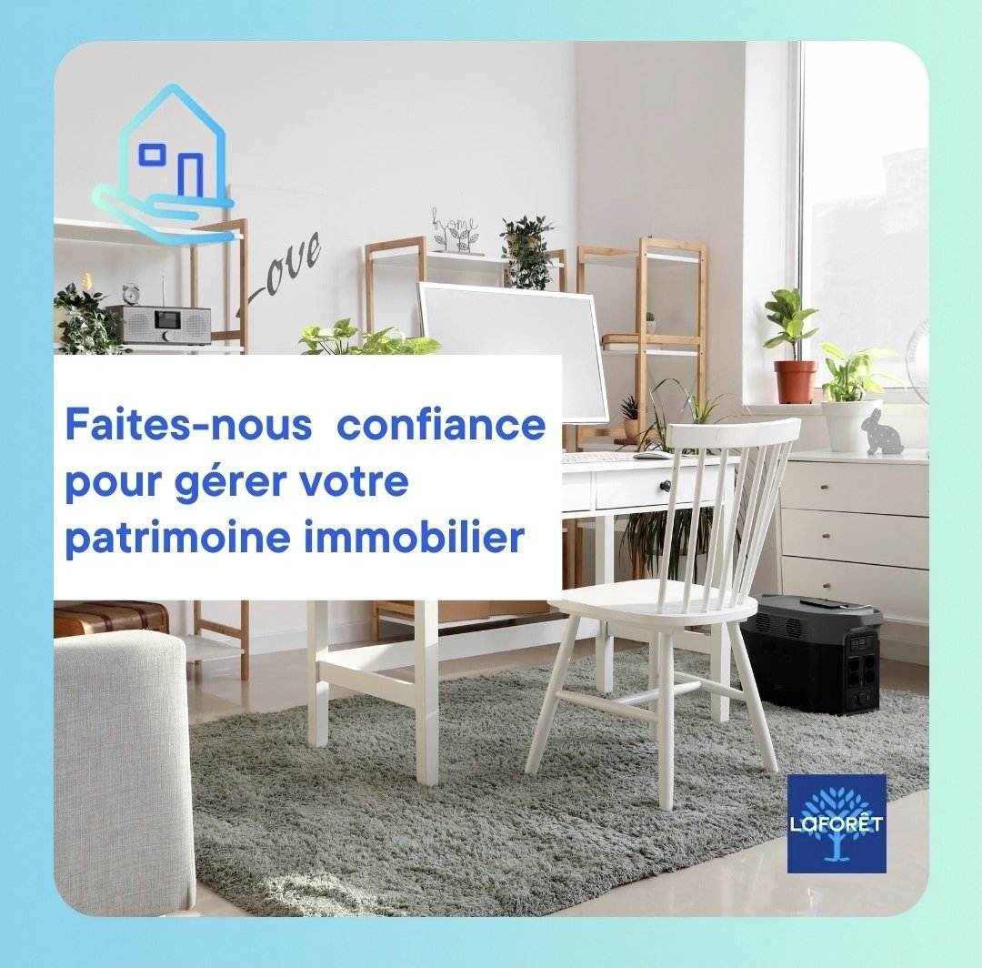 🌳🌳 Location/Gestion un interlocuteur pour gérer votre patrimoine immo 😉
n°1 de la confiance depuis 14ans 🤗

#gestionlocativeimmobiliere #gestionlocative #location #appartement #maison #professionnel #commercial