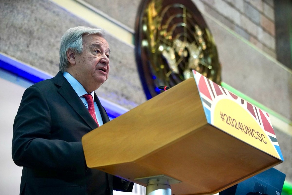 António Guterres tweet media