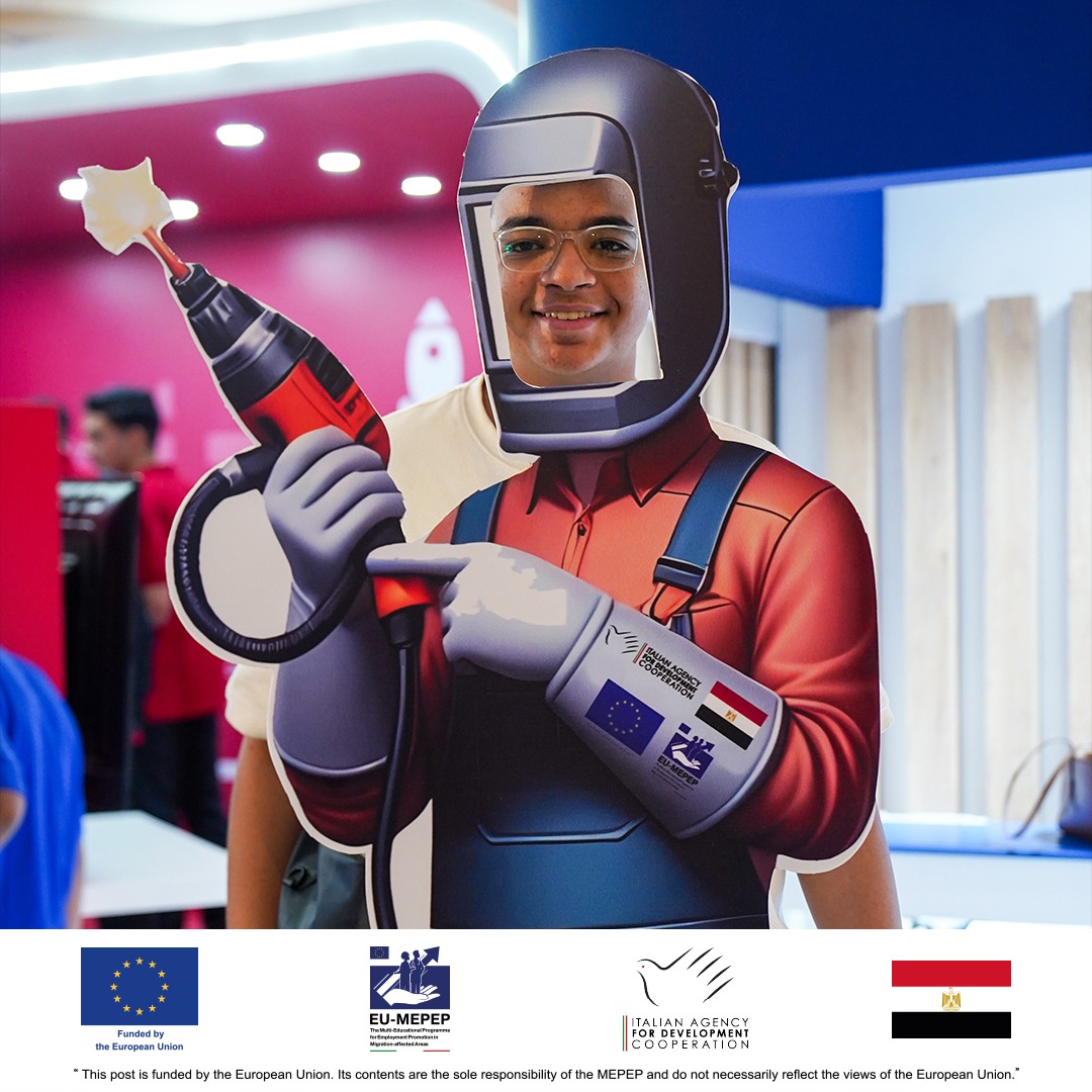 Snapshots from MEPEP'S participation in EDUTECH. لقطات من مشاركة برنامج التعليم المتعدد لتعزيز العمالة في المناطق المتضررة من الهجرة في EDUTECH . #EU #AfricaTrustFund #EU4Egypt #TeamEurope #YearofSkills #vocationaleducation #sustainabledevelopment #Pvtd #Don_Bosco_Cairo