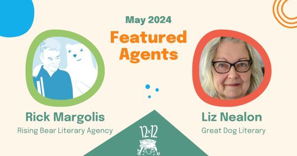 Meet this month's #12x12PB Featured Agents, @liznealon of @greatdoglit and Rick Margolis of Rising Bear Literary Agency! Head to the blog to learn more about these fantastic #agents and what they're looking for in #picturebooks: buff.ly/3y3jUUI #amquerying