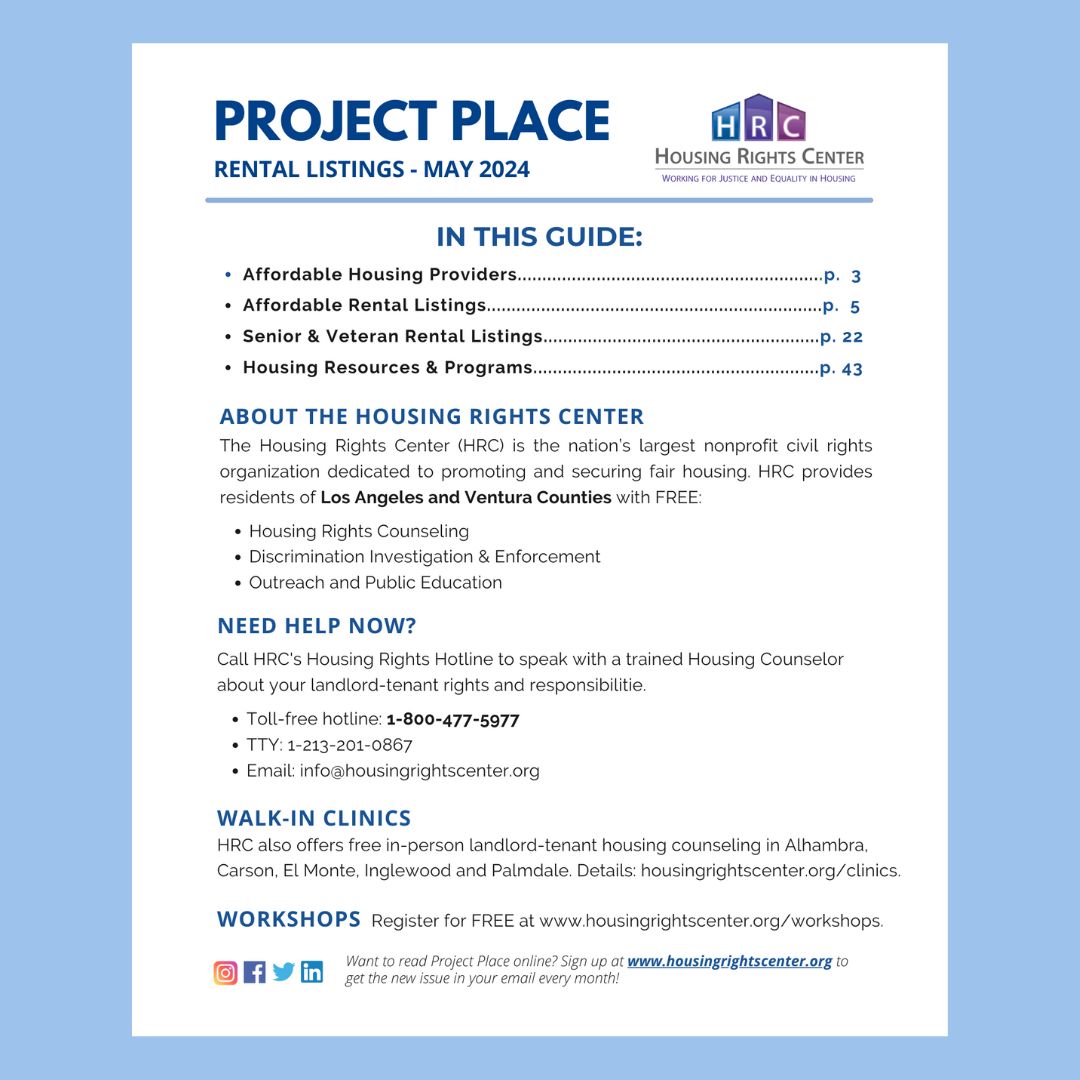 Housing Rights Center tweet media