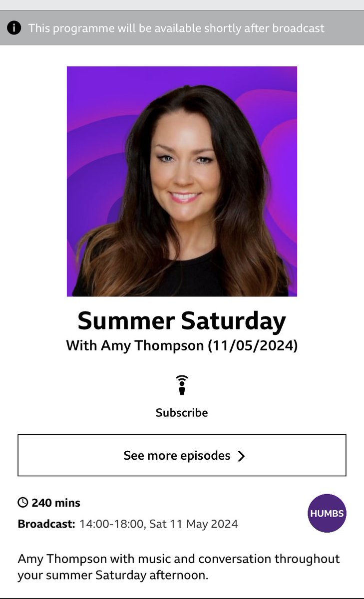 One more sleep! Eeek! 🤓 📻 My first time in the driver’s seat tomorrow afternoon…. Excited! Join me if you can, 2-6pm tomorrow afternoon on @RadioHumberside or @BBCSounds ✌🏻✨ ☀️ Chatting to the lovely @AntonyCosta before 3pm 💙