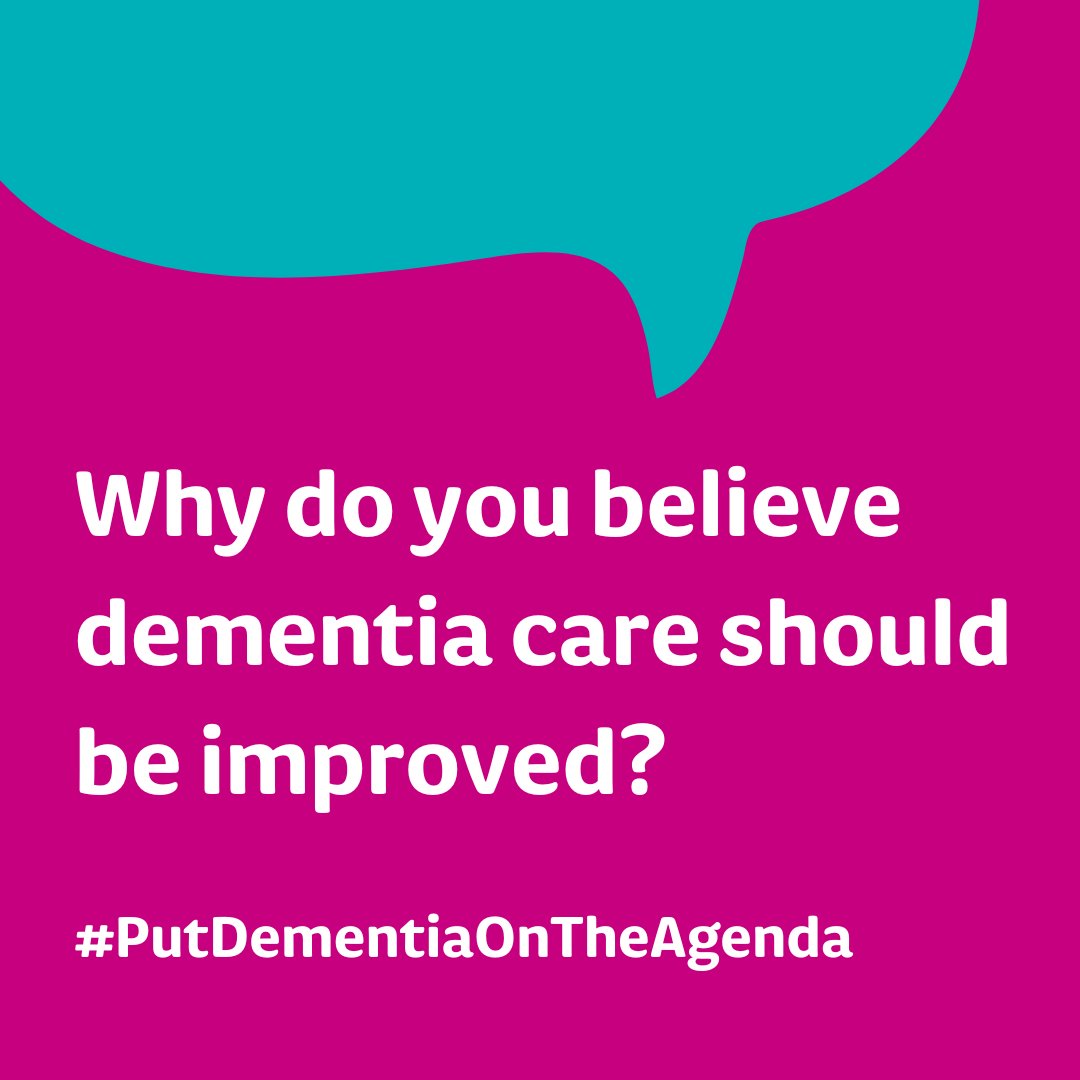 Earlier this week, we launched our campaign to #PutDementiaOnTheAgenda.

Over 6000 supporters have signed our letter to party leaders urging them to transform dementia care! 📢
 
Sign the letter and tell us why you believe dementia care should be improved: action.dementiauk.org/sign-letter-pa…
