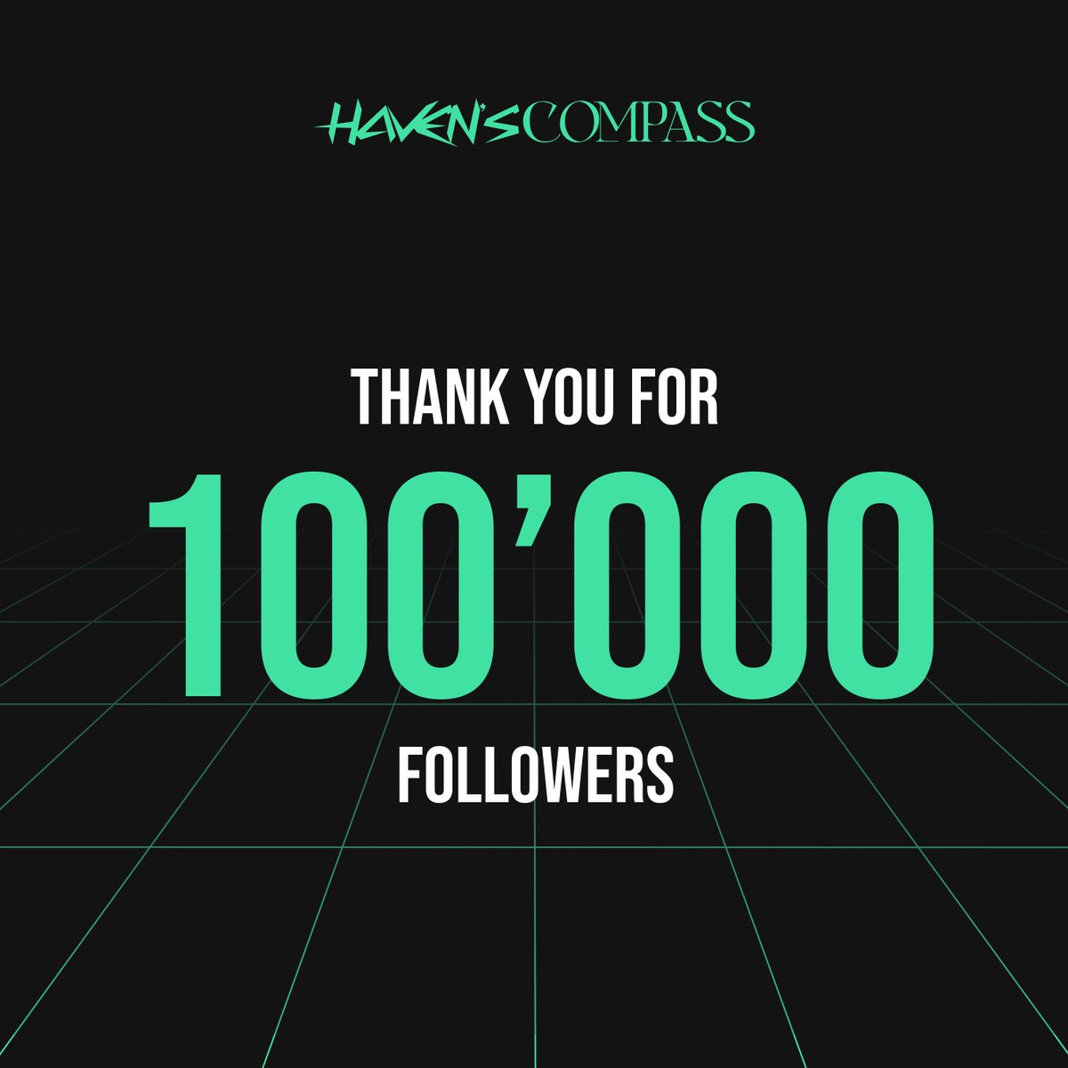 We have reached 100’000 followers🚀 Thank you to our amazing community for the incredible support! Stay tuned for more exciting updates & click the link below to join the conversation on Telegram t.me/havenscompass