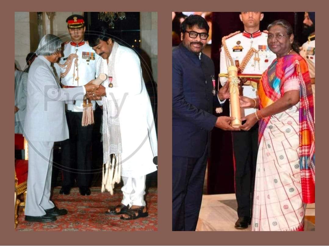 From a common man to Padma Bhushan (2006) and Padma Vibhushan (2024) 💥 Thank you for Existing and Inspiring Boss @KChiruTweets #MegaStarChiranjeevi 👑🙌🙏
