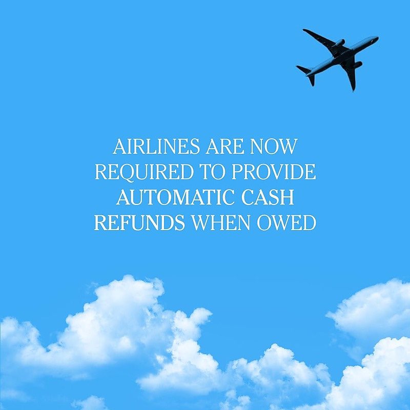Thanks to President Biden, airlines will now be required to give automatic cash refunds for canceled and delayed flights. Thank you @POTUS #APresidentForThePeople #VoteBlueForABetterAmerica #BidenHarris4MoreYears #wtpGOTV24