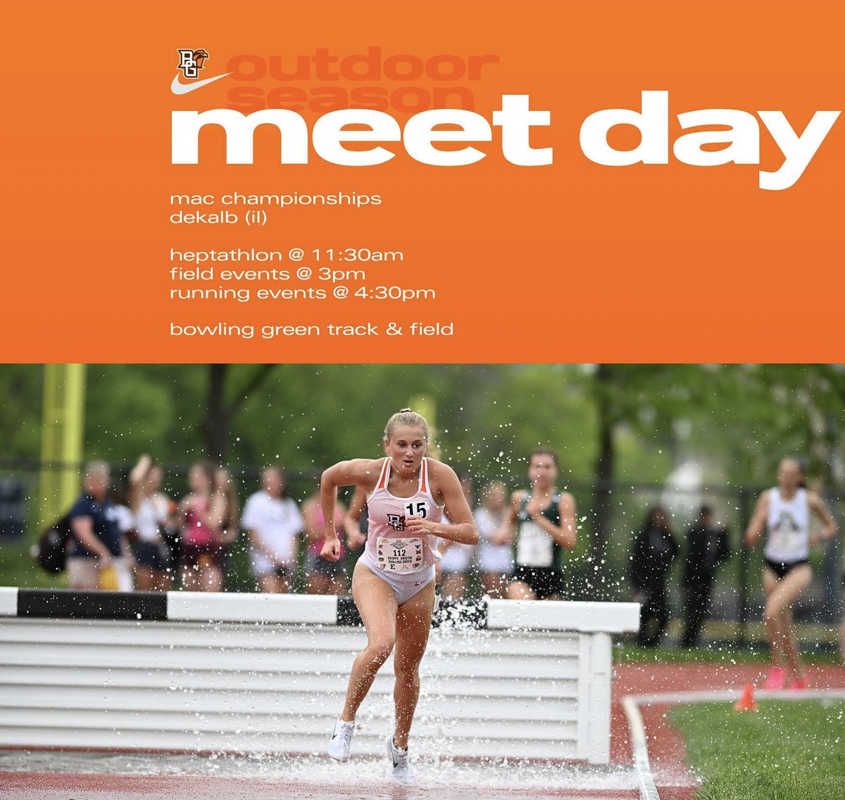 Back at it for Day 2️⃣ of #MACtion‼️ ⁣⁣⁣ MAC Championships 📍DeKalb, IL ⏱️ Multis @ 11:30am, Field Events @ 3pm, Running Events @ 4:30pm 📊 Live Results Link in Bio⁣⁣ ⁣⁣ #AyZiggy