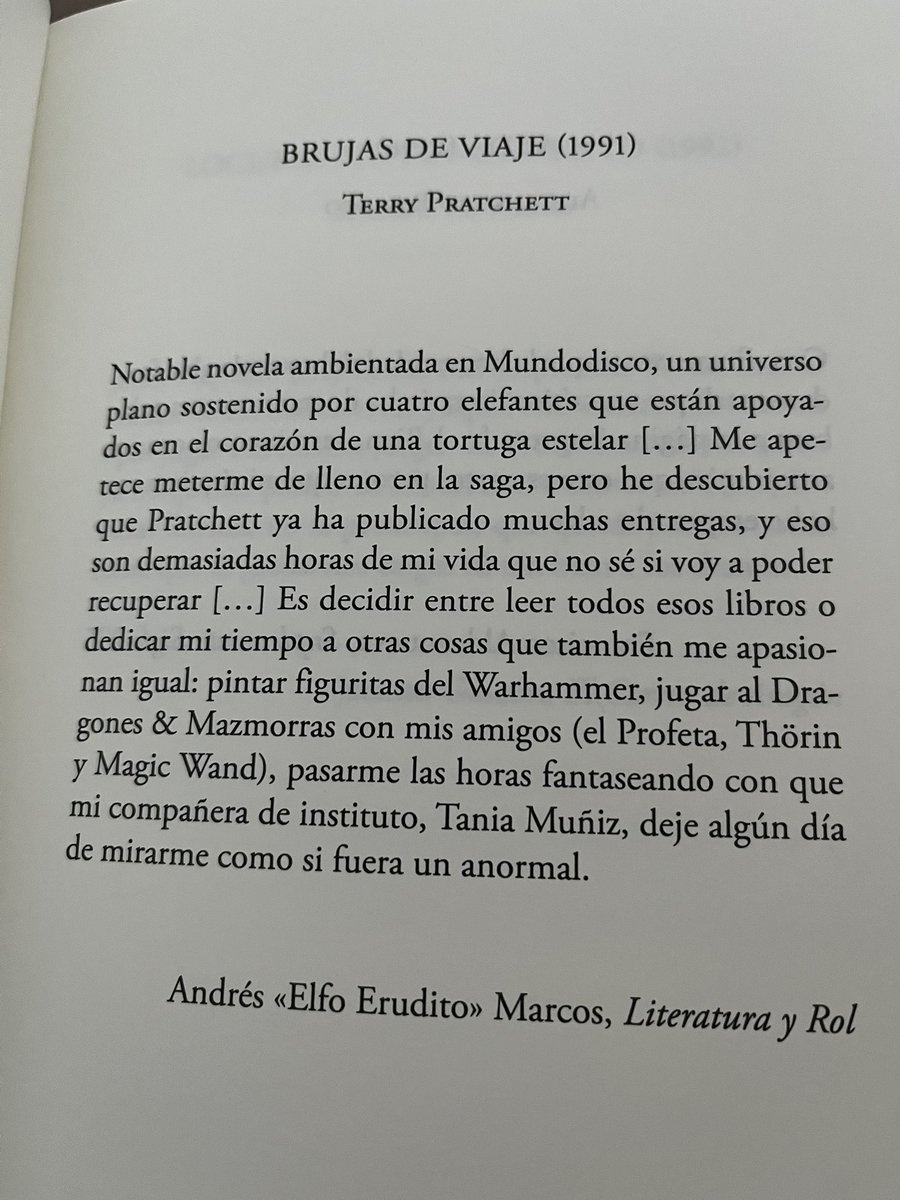 “La crítica literaria en los noventa” es la rehostia.