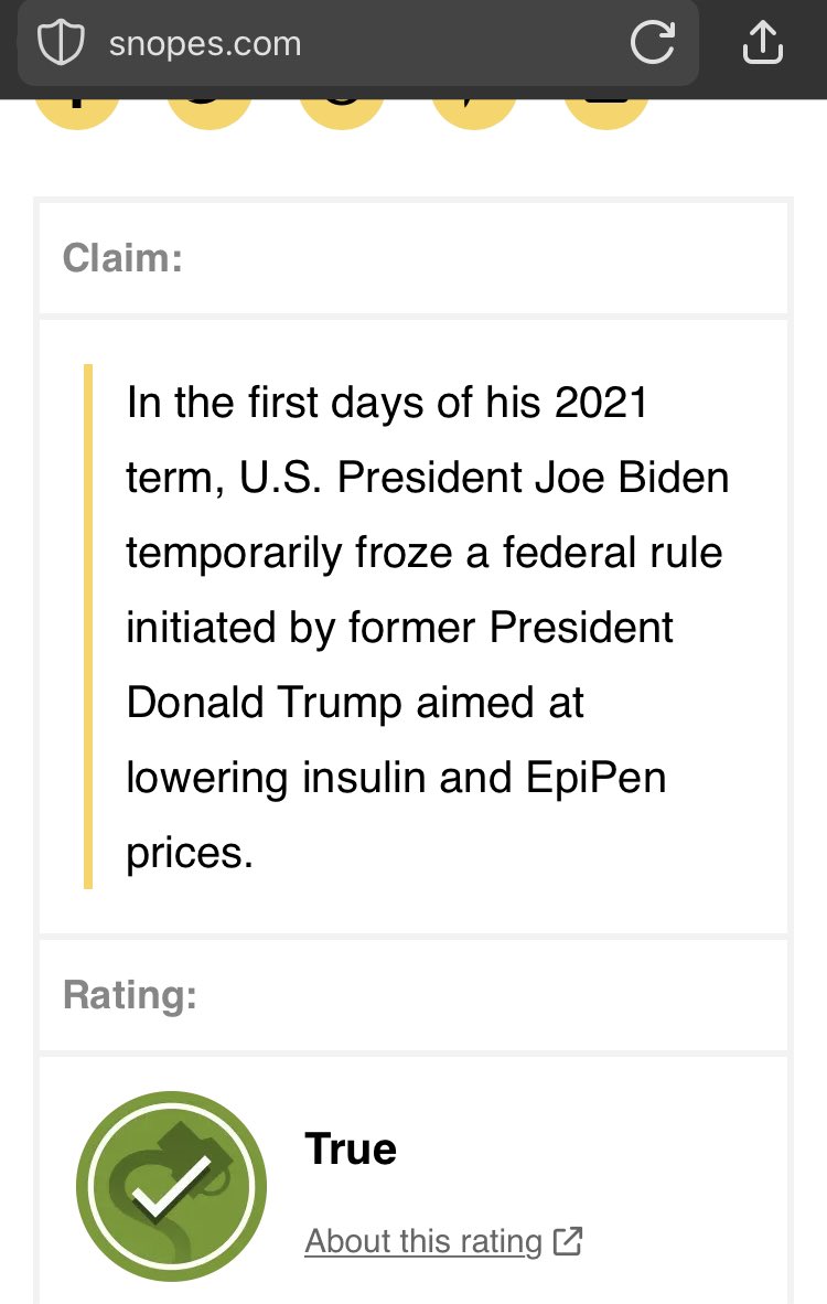 As Biden brags about capping insulin prices, let's remember he first overturned a Trump policy that kept insulin and epinephrine affordable:
