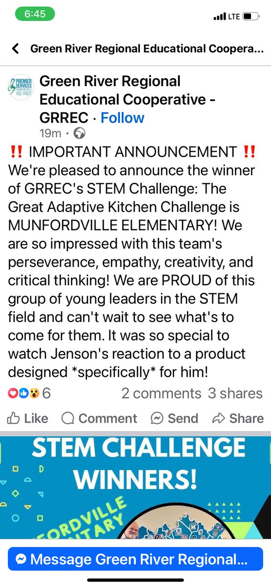 John Antonetti (@johnantonetti) on Twitter photo <a href="/SteveHartmanCBS/">Steve Hartman</a> you must see the kindness and brilliance represented in the STEM Great Adaptive Kitchen Challenge sponsored by the GRREC organization in Kentucky. A beautiful story!! You can contact <a href="/tstice/"> Terri Stice</a> or <a href="/GRRECKY/">GRRECKY</a>.
#kidsdoinggreatthings <a href="/SteveHartmanCBS/">Steve Hartman</a> you must see the kindness and brilliance represented in the STEM Great Adaptive Kitchen Challenge sponsored by the GRREC organization in Kentucky. A beautiful story!! You can contact <a href="/tstice/"> Terri Stice</a> or <a href="/GRRECKY/">GRRECKY</a>.
#kidsdoinggreatthings