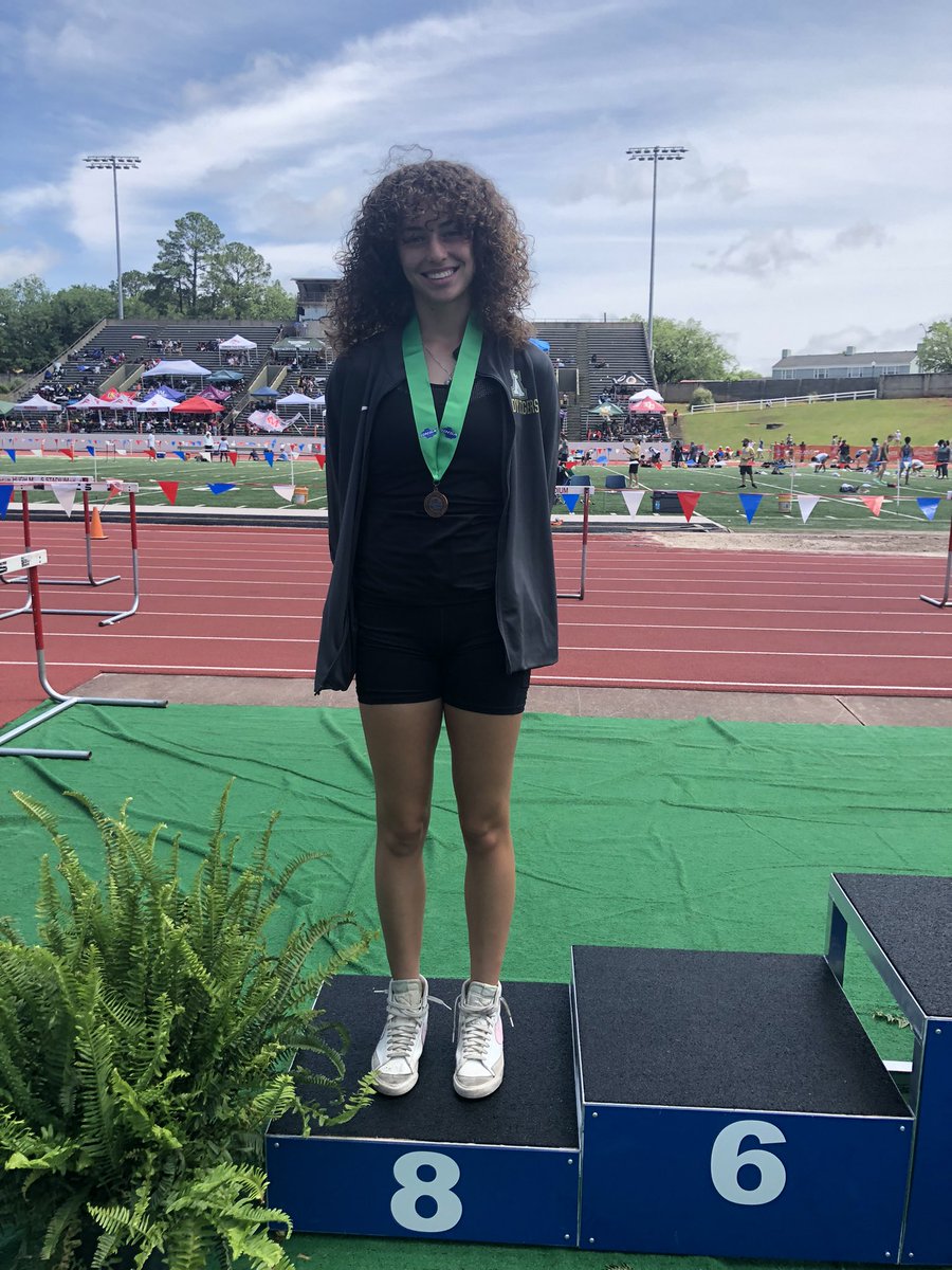 2024 Class 3A High Jumper Aliya McBryde 8th place finish