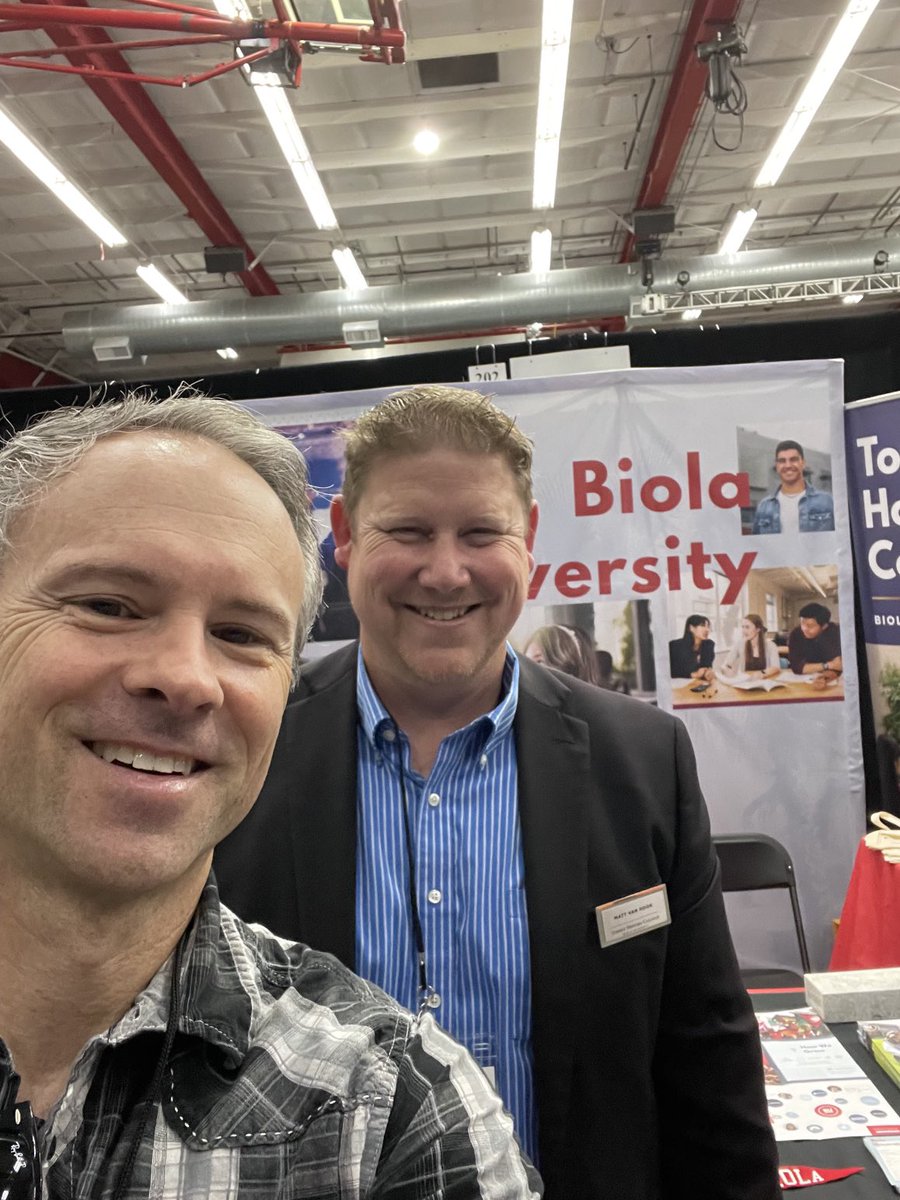 If you are at the CHEA conference, come by the ⁦@biolau⁩ booth and say hi (BTW: Matt made it his goal to listen to all the think biblically podcasts. You too can aspire to such greatness 😉)