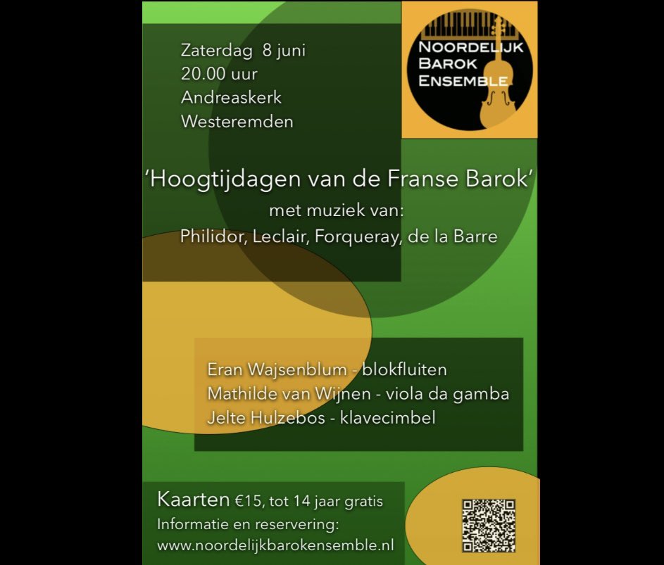 Lezing Henk Helmantel en Concert Noordelijk Barokensemble. 

Twee activiteiten de komende maand in Museum Helmantel en de naastgelegen Andreaskerk. 

Vrijdag 24 mei: Henk Helmantel over “De Kerken van Helmantel”

Zaterdag 8 juni: Noordelijk Barokensemble