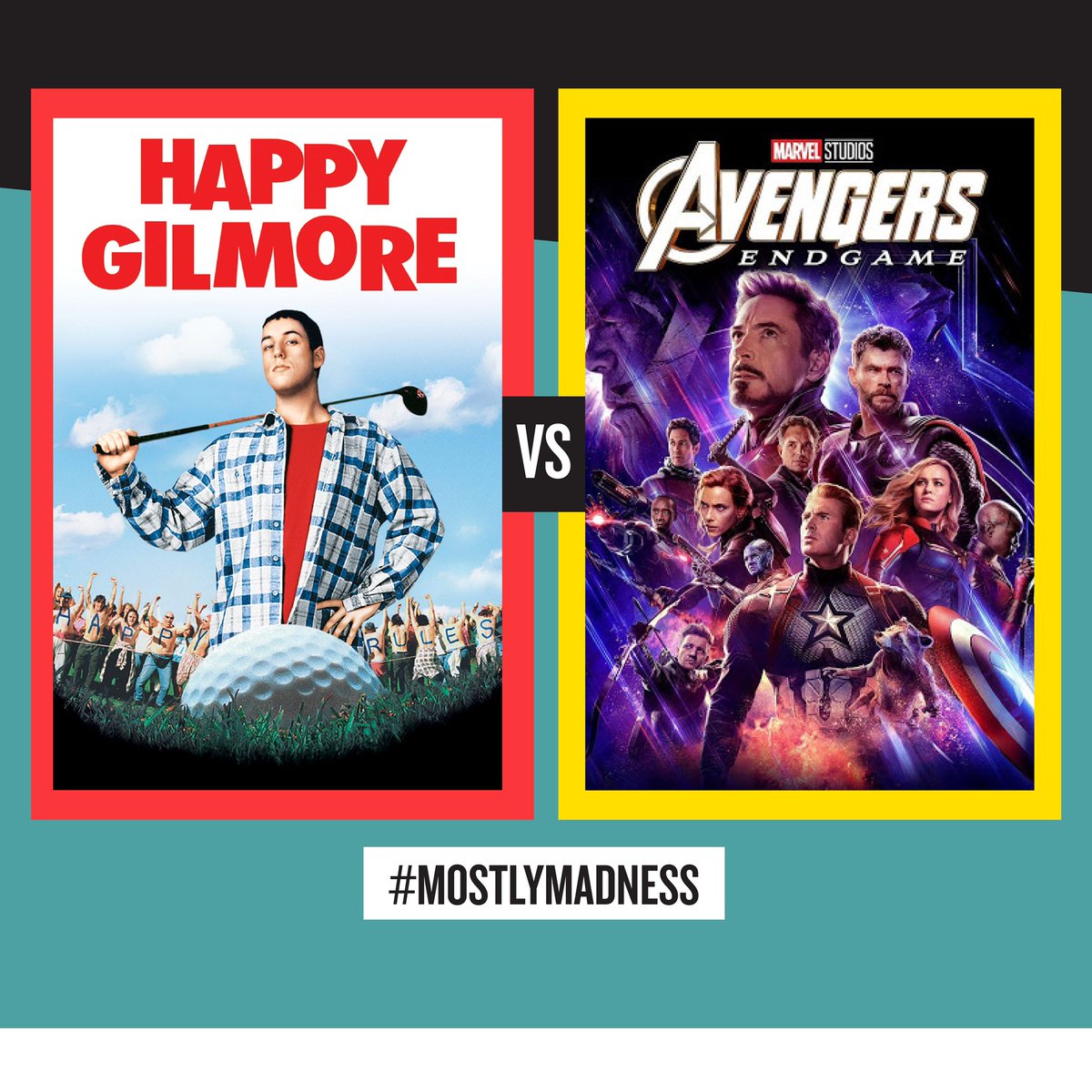 #AvengersEndgame or #HappyGilmore? #fridaymovie