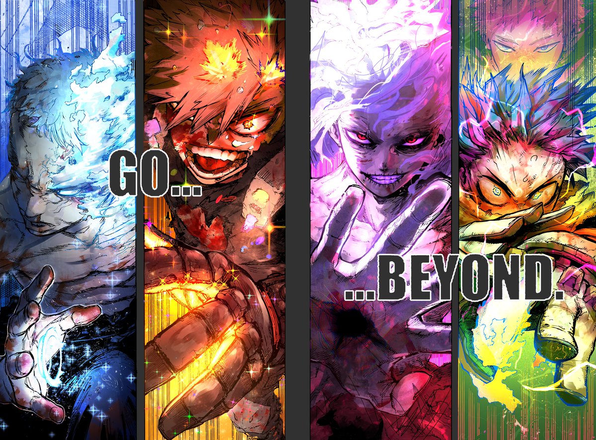 GO BEYOND ! 
mha colored by me