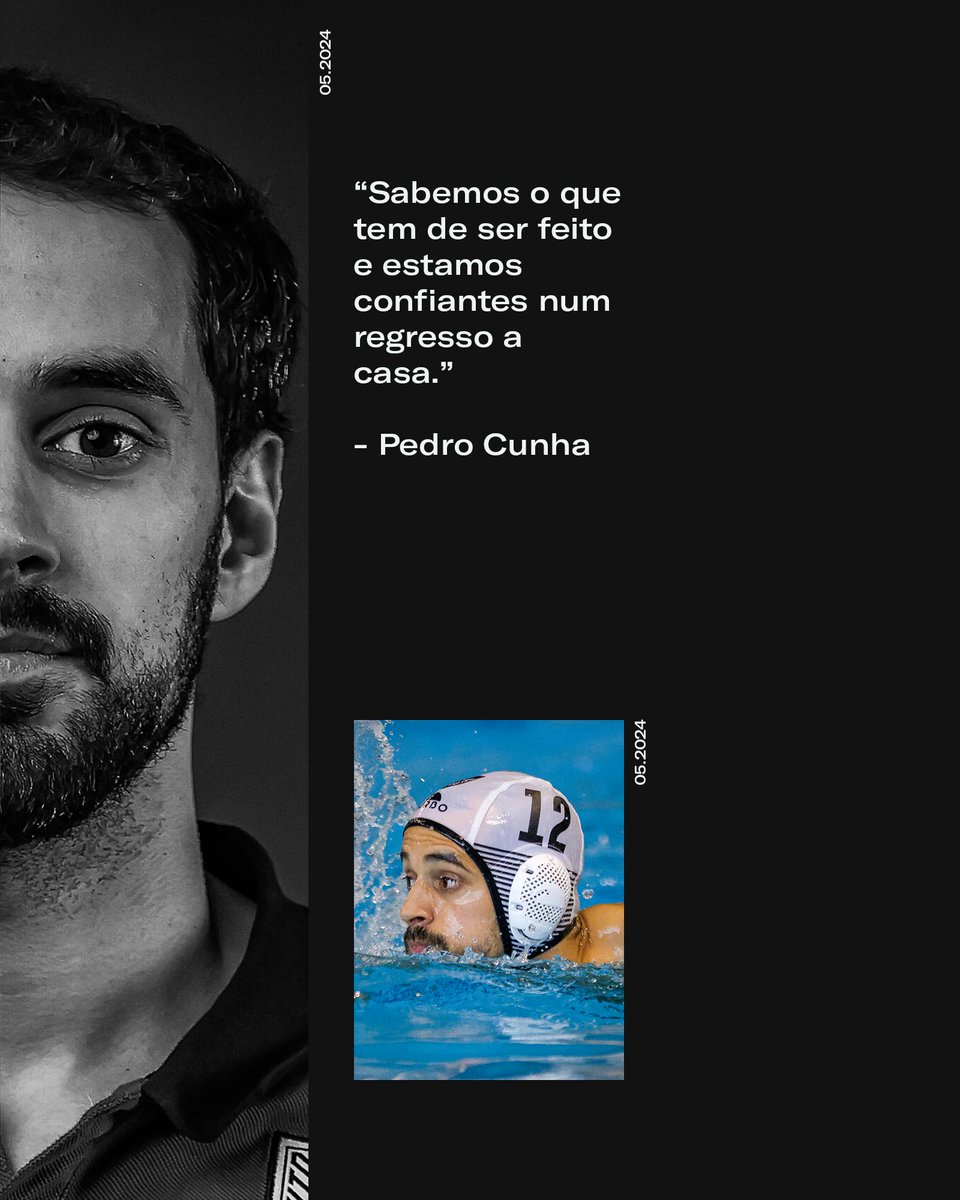 As finais mudam-se para o Porto mas ambição de revalidar o título mantém-se imutável 💪 O técnico Vítor Macedo e o atleta Pedro Cunha falaram sobre o que já foi jogado e o que ainda falta jogar 🤽‍♂️ 📰 bit.ly/3UEwf9c #PaixãoePropósito #ModalidadesVSC