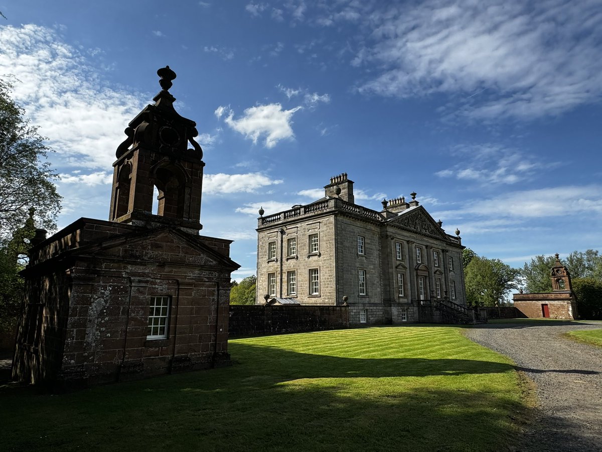 “They became exceedingly warm and violent, and I was very much distressed by being present at such an altercation between two men, both of whom I reverenced.” Boswell on the bust up between his father & Dr Johnson, here in the library at Auchinleck House…