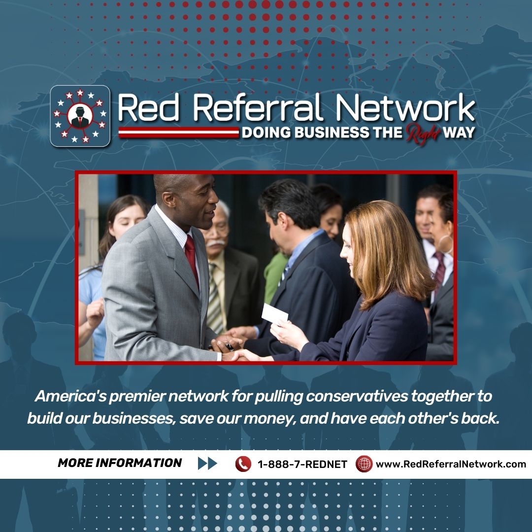 It's time for conservatives to unite and do business the RIGHT way. Register for free and start connecting!
@ChrisWidener
#redreferralnetwork #conservative #businessnetworking