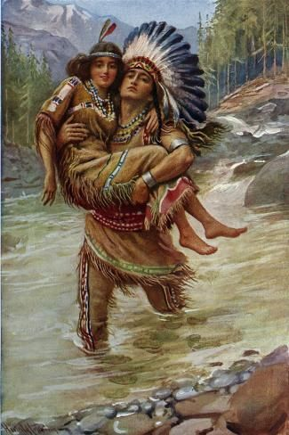 i like to think of this as Haiwatha the Song Weaver/Silver Eye, who was thought Blind and Mute but was able Sing Beautiful Praise Poems, one of the 3 Legendary Founders of the Iroquois Confederacy, with his Wife, Minnehaha, a Siouan Woman.

because it just feels like them.