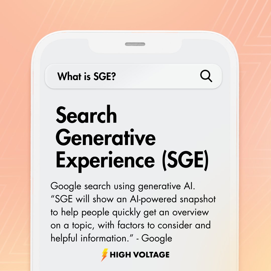 highvoltseo's tweet photo. Google rolled out SGE - Search Generative Experience, the AI-powered innovation transforming search results! Dive deeper into SGE to get ahead of your competition. 🚀 Check out our in-depth article and video about SGE: https://t.co/bXqnTVdIo5

#SEO #SearchGenerativeExperience https://t.co/B29D3KcTKy