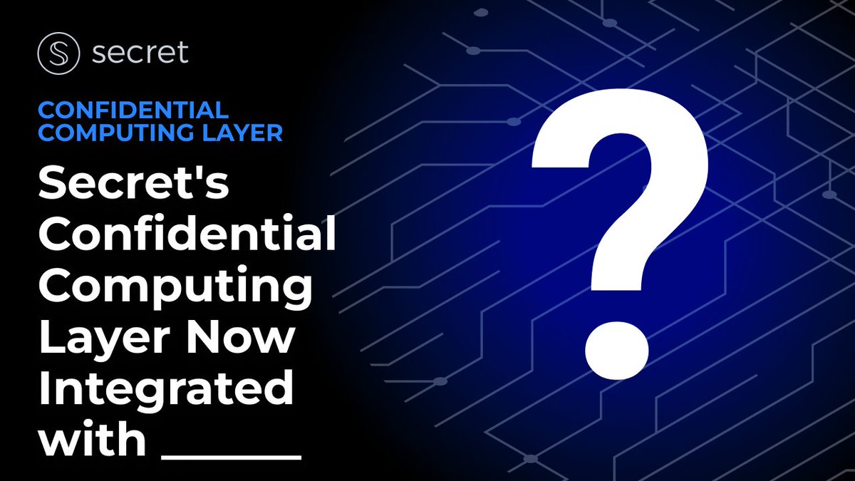 Next week, Secret's Confidential Computing Layer will be expanding to ██, a ██, ██-████ and ████ L2 network based on ████! This will enable new #DeCC functions for ██ dApps, such as ███ ██ for ███ and ███-██ ████ for ██ and other assets!