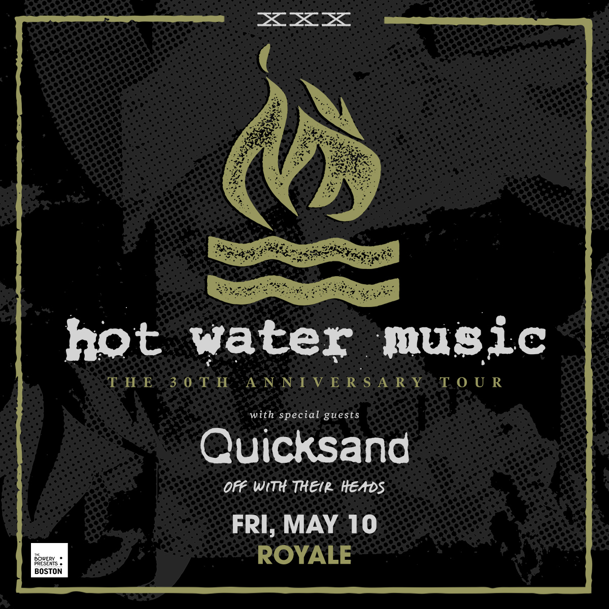 TONIGHT! @HotWaterMusic with @QuicksandNYC Doors @ 7pm Show @ 7:30pm Tickets still available online or at the door 🎟️🎟️→ axs.com/events/517973/…