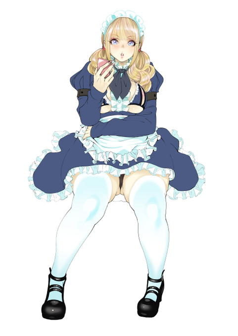 好きだけど描くのが面倒臭いから描いてないのがメイド 