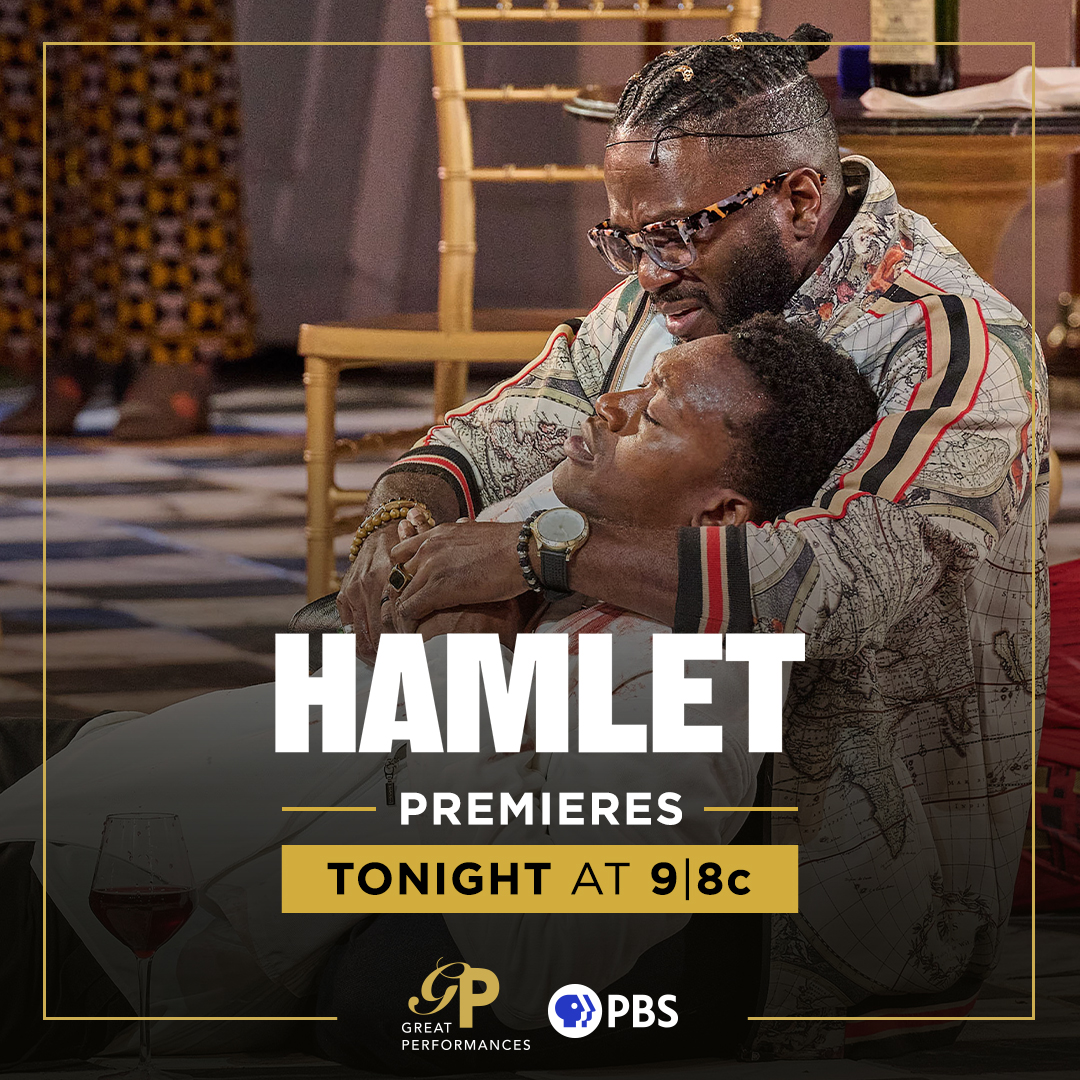 TONIGHT: We're bringing The Public Theater’s Free Shakespeare in the Park to you! Will you be watching Hamlet? #GreatPerformancesPBS